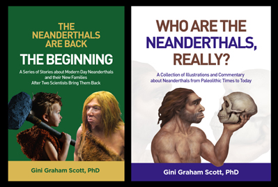 New Book/TV Series The Neanderthals Are Back is Joined by Book with Illustrations of Neanderthals; 4 Five-Star Amazon Reviews